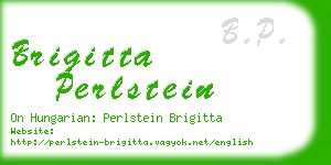 brigitta perlstein business card